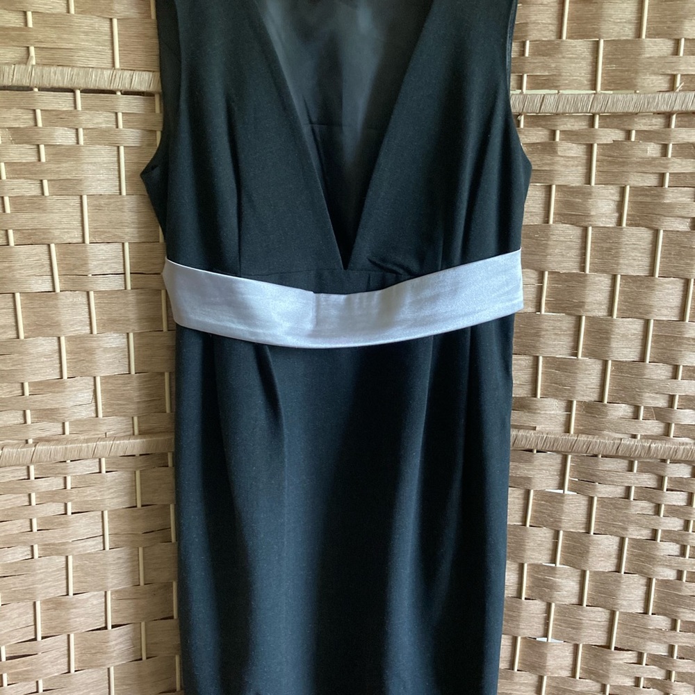 Just sweet by Jennifer Lopez black & silver dress